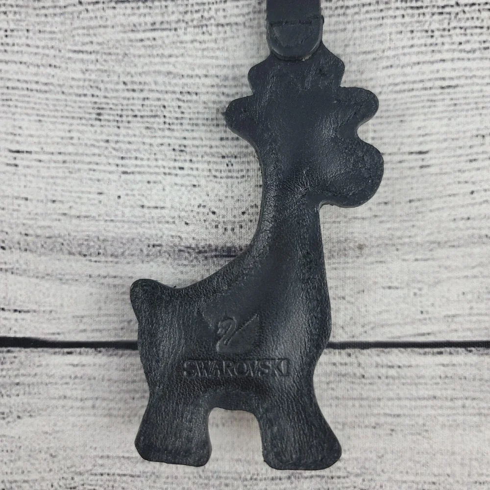 Swarovski Crystal Bag Charm, Keychain, Giraffe